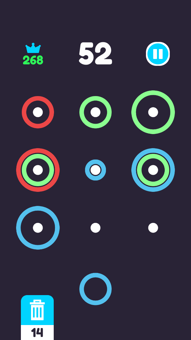 tic tac Rings Puzzle game